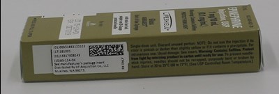 Serialized Box (51662 1221 1 Epinephrine Injection 10 Serialized Label)